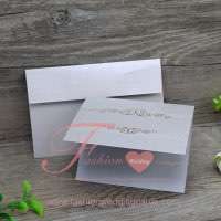 Simple Silver Greeting Card Ideas for Wedding